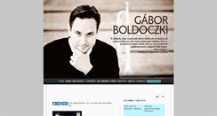 Desktop Screenshot of gabor-in-concert.com